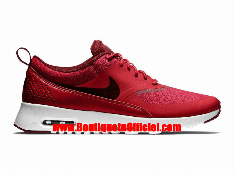 Nike Air Max Thea Baskets Rouge, Nike Air Max Thea Chaussure Nike Sportswear Pas Cher Pour Homme Rouge 599409-603